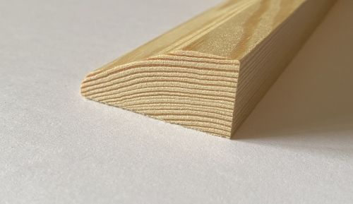 Chamfered architrave